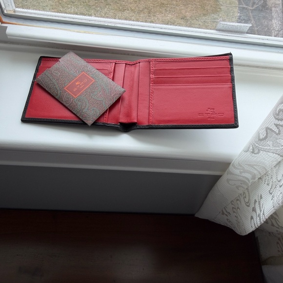 Etro Black and Red Men Wallet - Picture 3 of 7